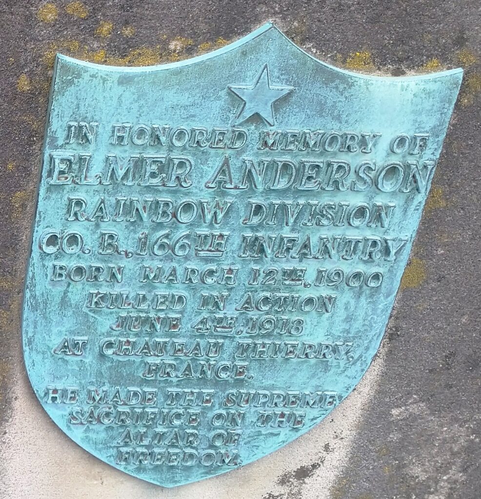 SOUTH AMHERST AND VINCINITY WORLD WAR HONOR ROLL MEMORIAL PLQUE D