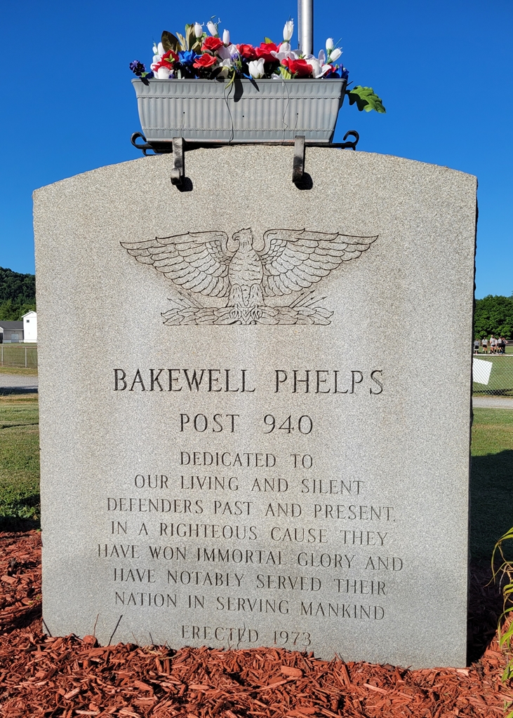 BAKEWELL PHELPS POST 94 WAR MEMORIAL