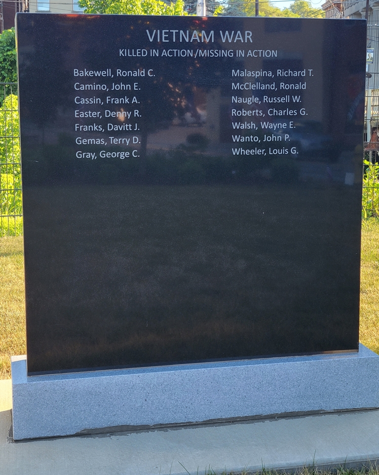 BROWNSVILLE MILITARY HONOR ROLL MEMORIAL STONE E