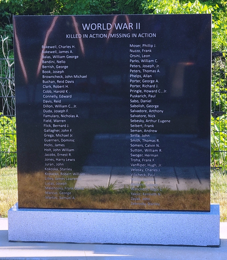 BROWNSVILLE MILITARY HONOR ROLL MEMORIAL STONE C