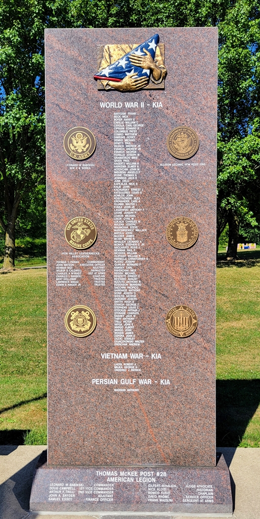 MONESSEN VETERANS MEMORIAL CENTER STONE