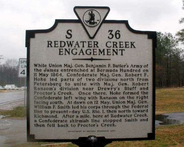 REDWATER CREEK ENGAGEMENT WAR MEMORIAL MARKER