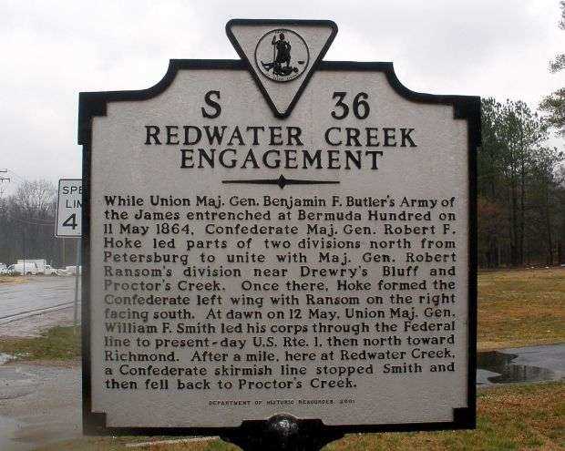 REDWATER CREEK ENGAGEMENT WAR MEMORIAL MARKER