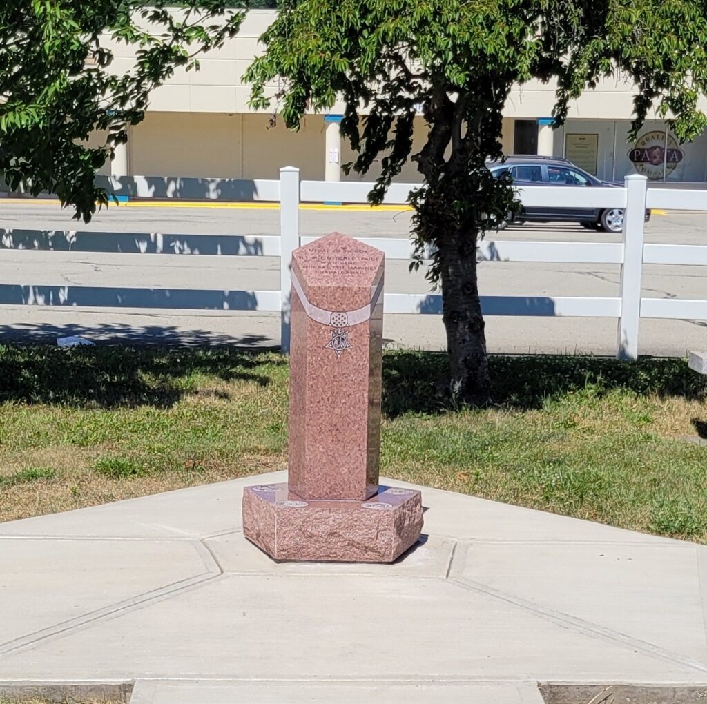 MEDAL OF HONOR PLT SGT MITCHELL PAIGE MEMORIAL