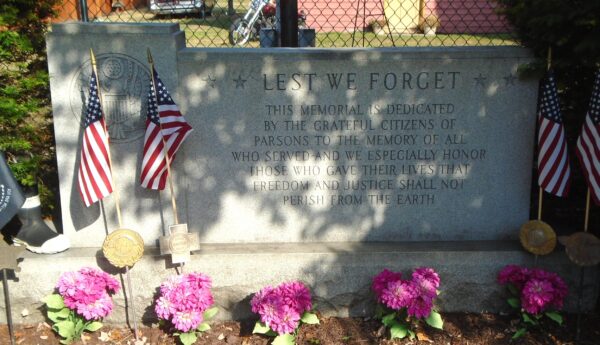 CITIZENS OF PARSONS ALL VETERANS MEMORIAL