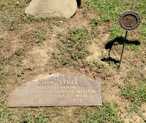 JOHN STULL REVOLUTIONARY WAR SOLDIER MEMORIAL CEMETERY STONE