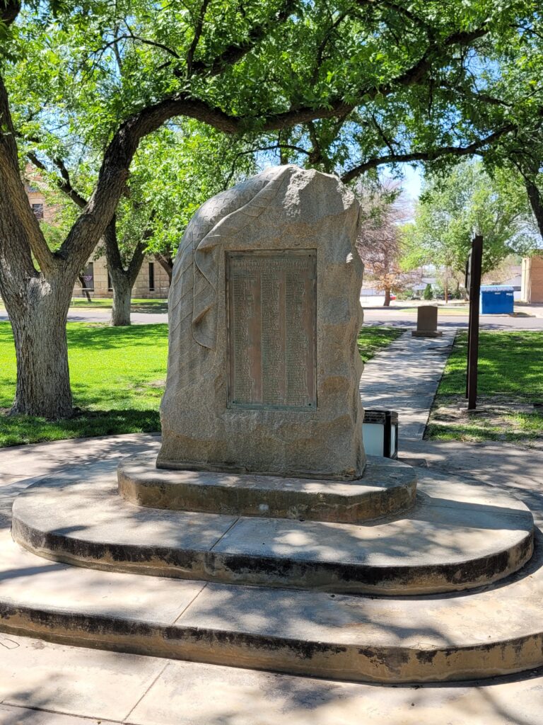 PECOS COUNTY’S CONTRIBUTION TO THE WORLD WAR MEMORIAL