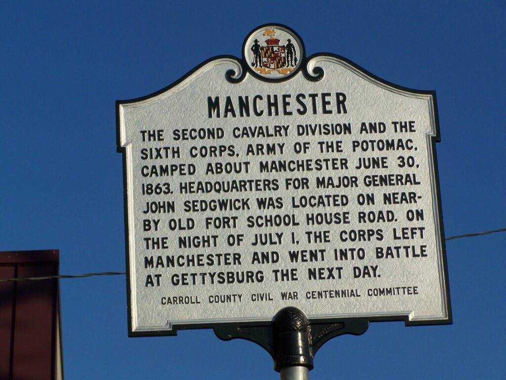 MANCHESTER THE SECOND CAVALRY DIVISION WAR MEMORIAL MARKER