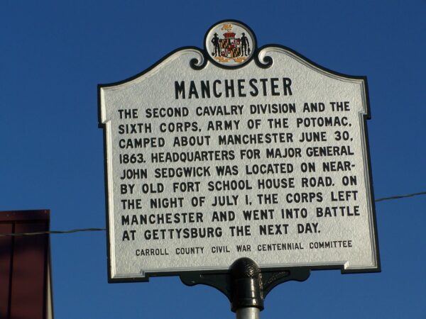 MANCHESTER THE SECOND CAVALRY DIVISION WAR MEMORIAL MARKER