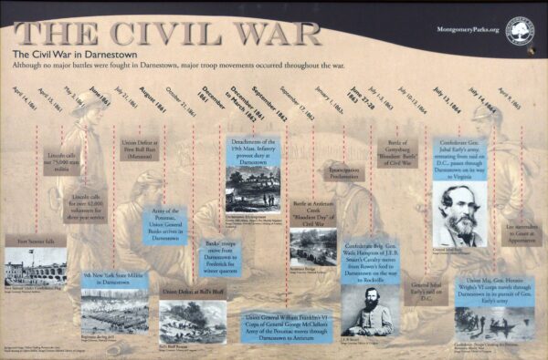 THE CIVIL WAR IN DARNESTOWN MEMORIAL PLAQUE