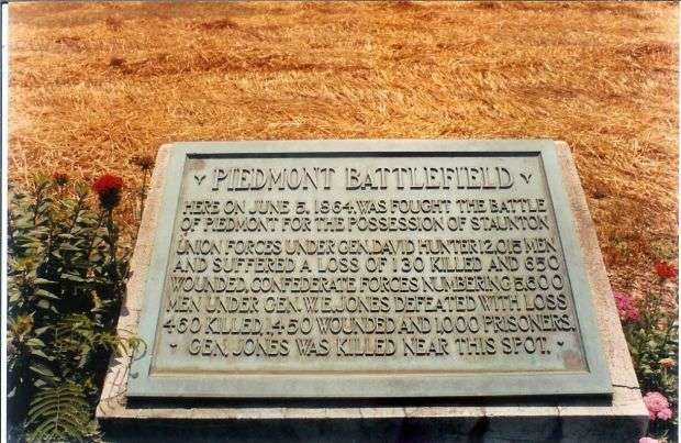 PIEDMONT BATTLEFIELD WAR MEMORIAL