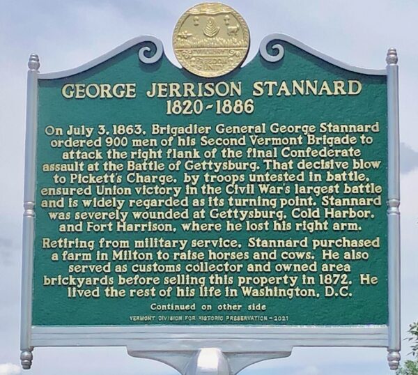 GEORGE JERRISON STANNARD WAR MEMORIAL MARKER