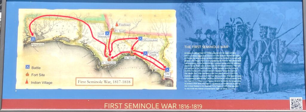 THE FIRST SEMINOLE WAR MEMORIAL PANEL