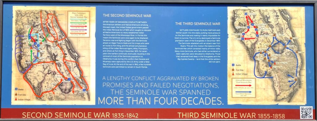 THE SECOND SEMINOLE WAR MEMORIAL PANEL