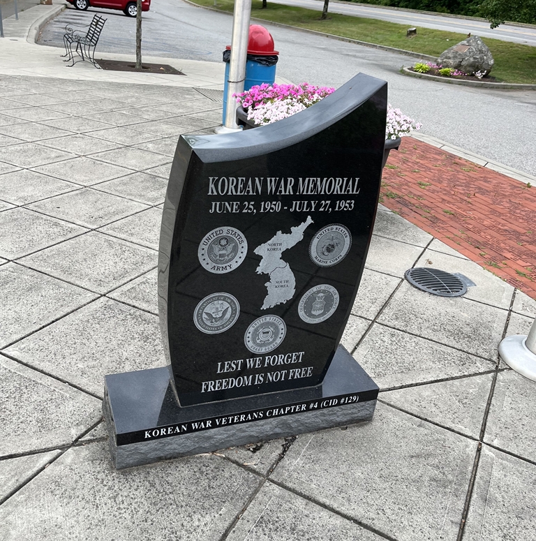 KWV CHAPTER #4 KOREAN WAR MEMORIAL