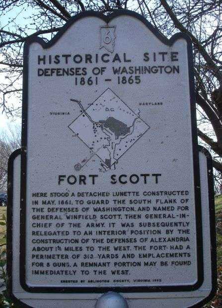 FORT SCOTT WAR MEMORIAL MARKER