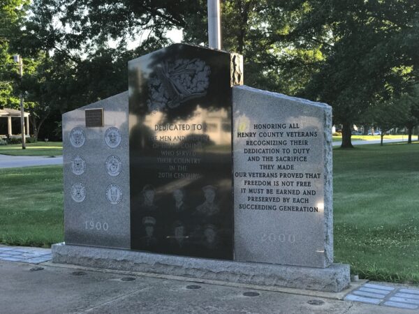 HENRY COUNTY VETERANS OF THE 20TH CENTURY MEMORIAL