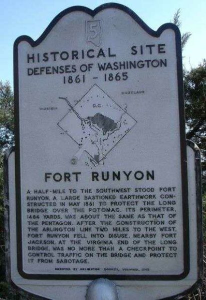 FORT RUNYON WAR MEMORIAL MARKER