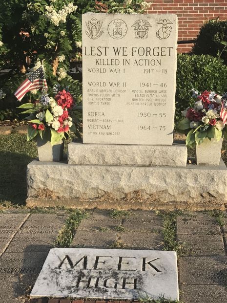 MEEK HIGH SCHOOL WAR MEMORIAL