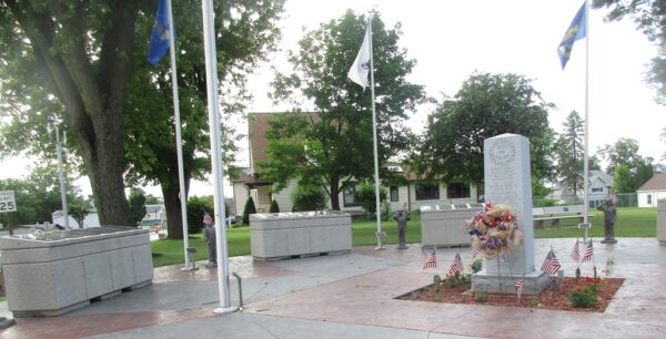BENTON VILLAGE, NEW DIGGINGS AND BENTON TOWNSHIP WAR VETERANS MEMORIAL