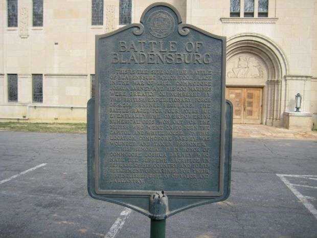 BATTLE OF BLADENSBURG MARKER