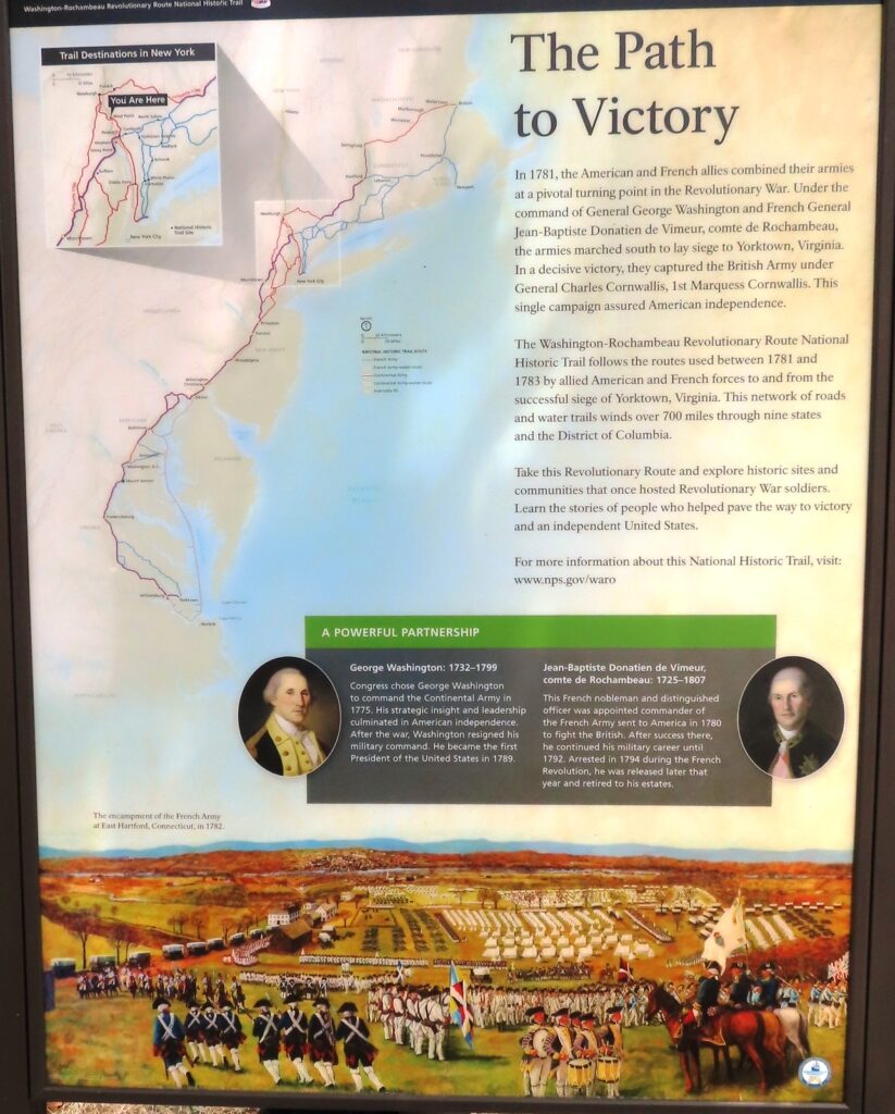 THE PATH TO VICTORY REVOLUTIONARY WAR MEMORIAL PANEL