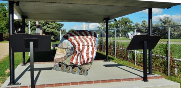 FREEDOM ROCK HONORS DIVIDE COUNTY VETERANS MEMORIAL SIDE D