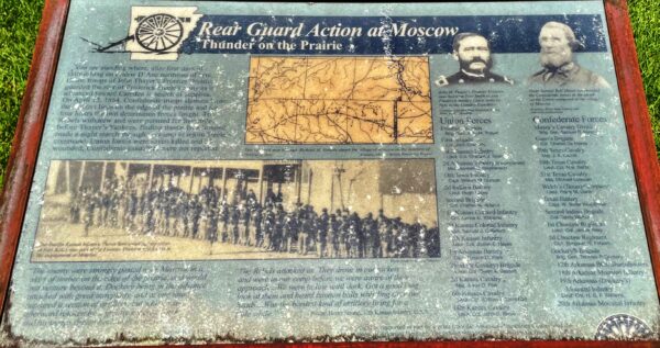 REAR GUARD ACTION AT MOSCOW WAR MEMORIAL PANEL