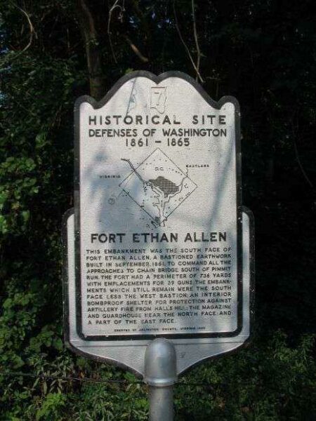FORT ETHAN ALLEN WAR MEMORIAL MARKER
