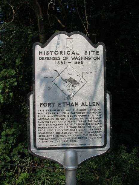 FORT ETHAN ALLEN WAR MEMORIAL MARKER