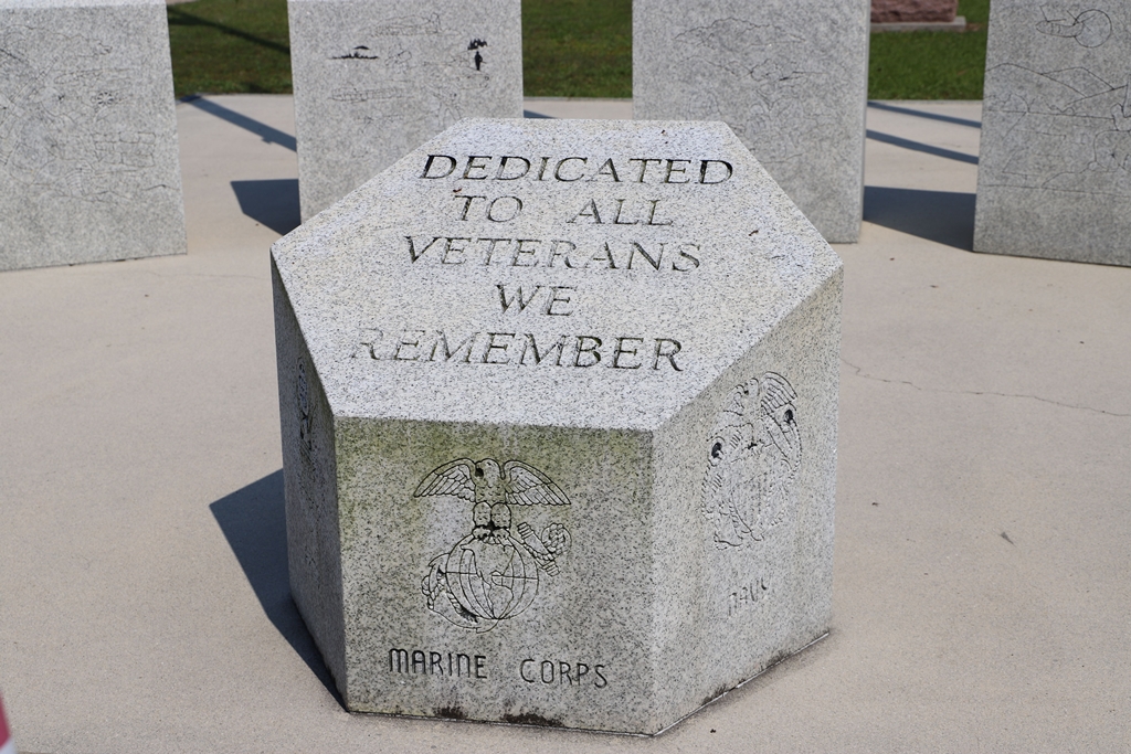 CARTERET COUNTY ALL VETERANS MEMORIAL STONE A