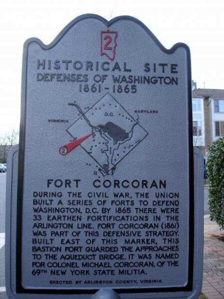 FORT CORCORAN WAR MEMORIAL MARKER
