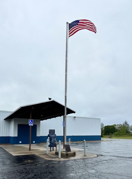 AMVETS POST 115 MEMORIAL FLAGPOLE