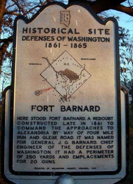FORT BARNARD WAR MEMORIAL MARKER