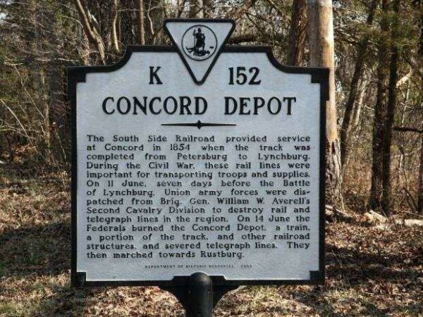 CONCORD DEPOT WAR MEMORIAL MARKER