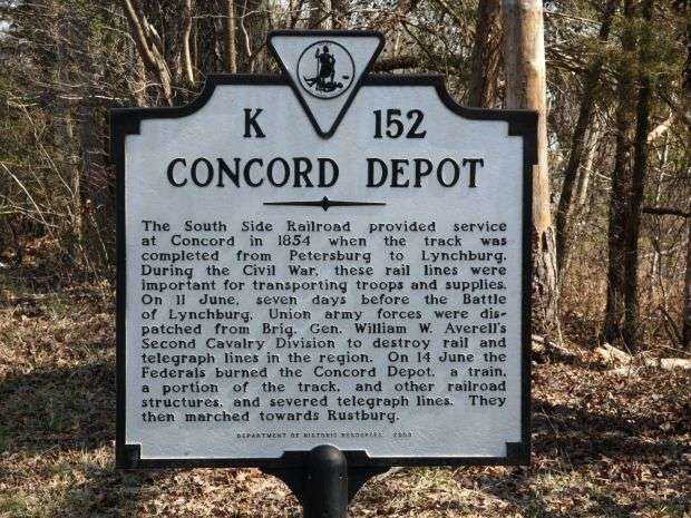 CONCORD DEPOT WAR MEMORIAL MARKER