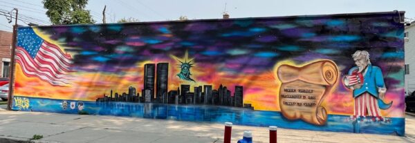 CITY ISLAND SEPTEMBER 11, 2001 MEMORIAL MURAL