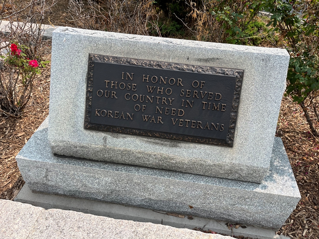 CITY ISLAND KOREAN WAR VETERANS MEMORIAL PLAQUE