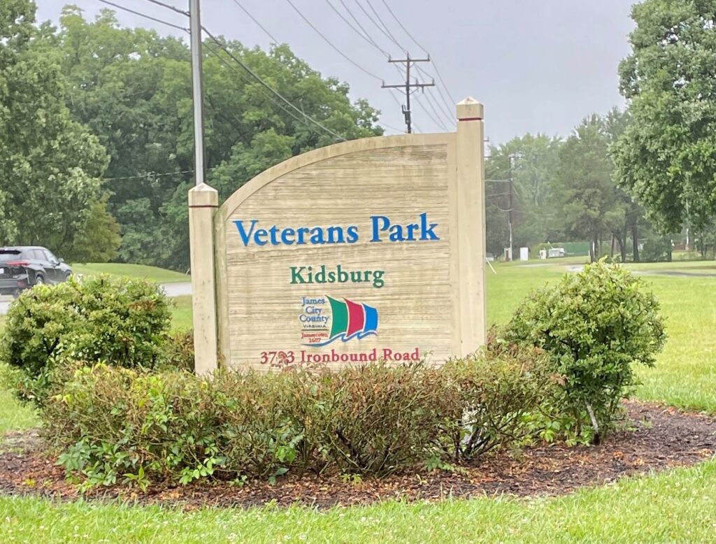 JAMES CITY COUNTY VETERANS PARK MEMORIAL MARKER
