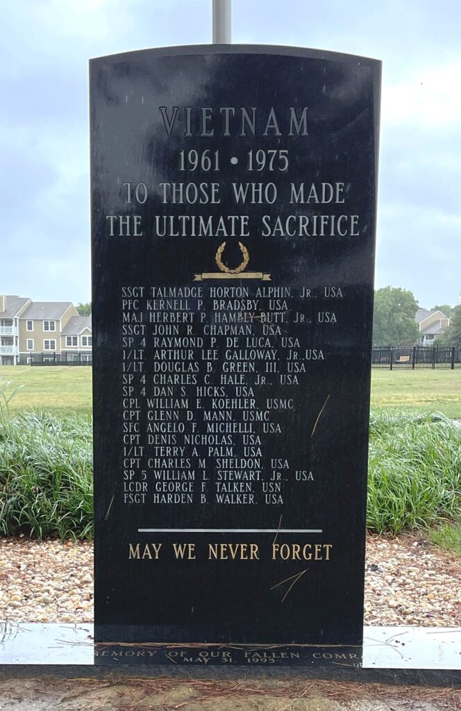 JAMES CITY COUNTY VIETNAM ULTIMATE SACRIFICE MEMORIAL