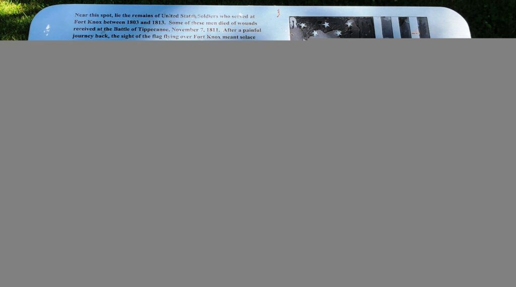 SOLDIERS BURIED AT FORT KNOX II WAR MEMORIAL PLAQUE