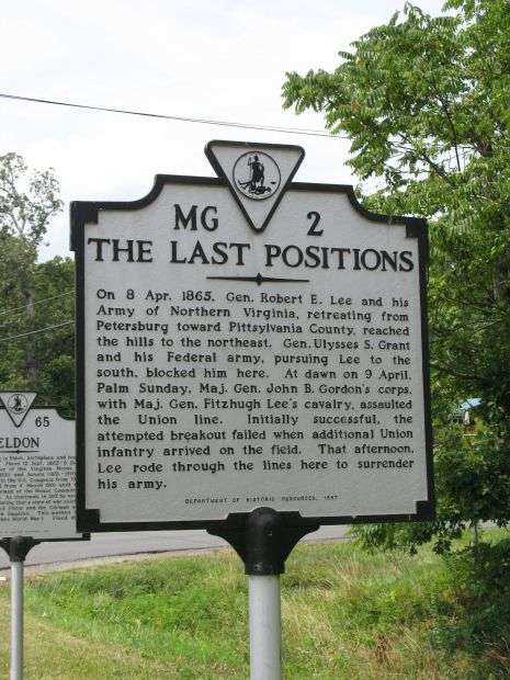 THE LAST POSITIONS MEMORIAL MARKER