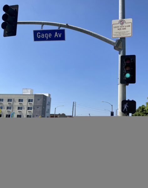 LEON “TED” GARR SQUARE MEMORIAL