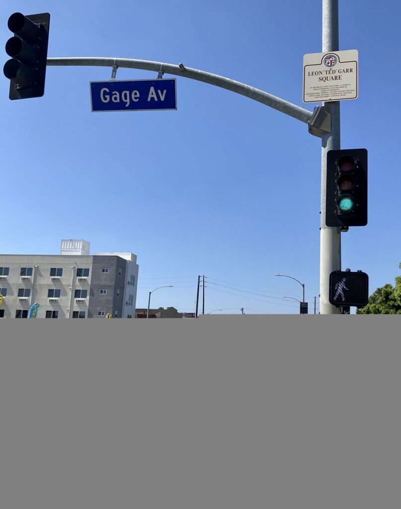 LEON “TED” GARR SQUARE MEMORIAL