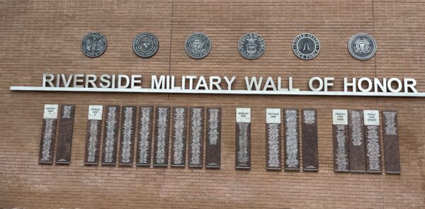 RIVERSIDE MILITARY WALL OF HONOR MEMORIAL