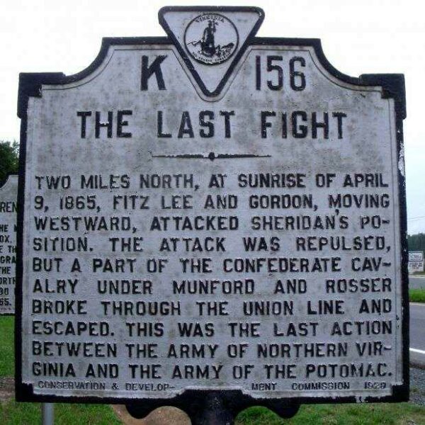 THE LAST FIGHT WAR MEMORIAL MARKER