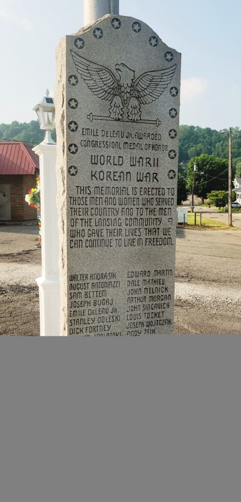 LANSING COMMUNITY EMILE DELEAU, JR. MEDAL OF HONOR MEMORIAL