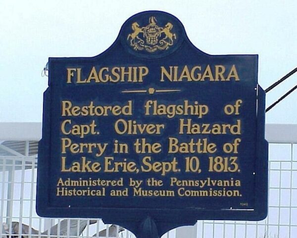 FLAGSHIP NIAGARA WAR MEMORIAL MARKER