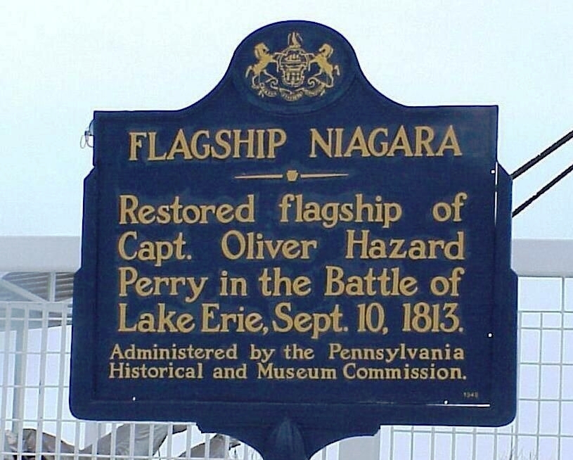 FLAGSHIP NIAGARA WAR MEMORIAL MARKER