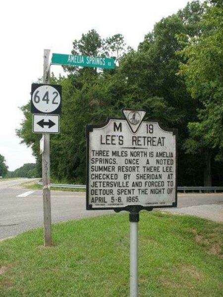 LEE’S RETREAT WAR MEMORIAL MARKER VI
